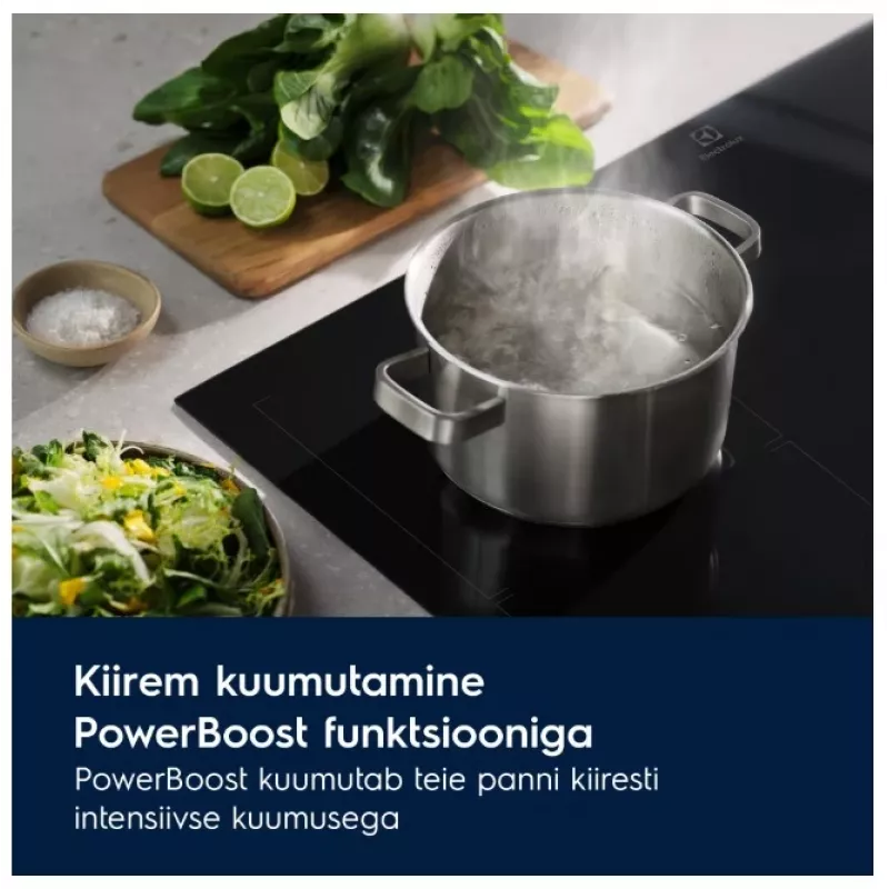 Electrolux LIT60336C 60cm indukčná varná doska s 3 varnými zónami, čierna