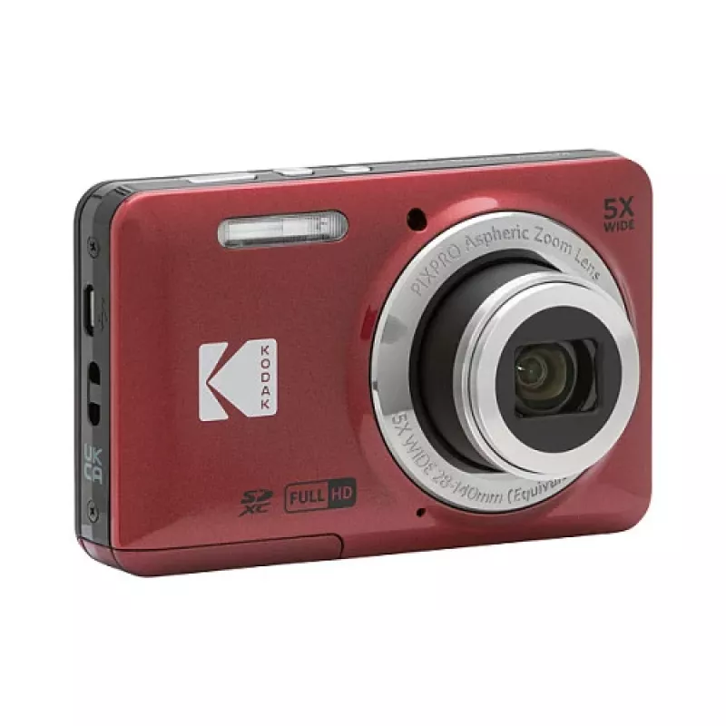 Kodak PIXPRO FZ55 červený kompaktný fotoaparát FZ55RD