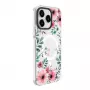 Evelatus Apple iPhone 15 Pro Max puzdro PC+TPU s MagSafe – transparentný kvetinový vzor