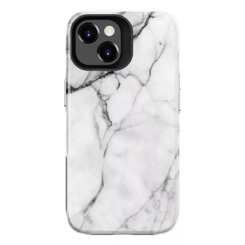 Evelatus Apple iPhone 15 Plus puzdro Armor TPU+PC mramor biela