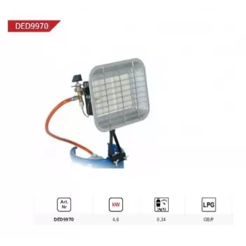 DEDRA plynový žiarič na fľašu 4,6 kW
