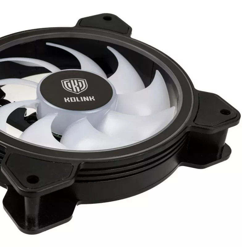 Kolink Umbra HDB ARGB LED PWM 120 mm ventilátor - čierna/biela