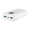 Fixed Zen 20 powerbank 20000 mAh s LCD displejom a PD 20W výstupom - biela FIXZEN-20-WH