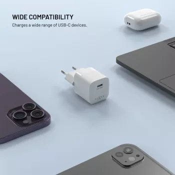 Fixed Mini USB-C GaN nabíjačka 30W - čierna