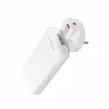 Fixed Slim Traveller 2xUSB-C cestovná nabíjačka so svetovými adaptérmi, GaN, 45W – biela
