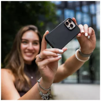 Fixed ReStory zadné puzdro pre Apple iPhone 16e, TPU, čierna
