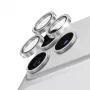 PanzerGlass Hoops keramická ochrana objektívu glitzer strieborná pre iPhone 18 Pro / 18 Pro Max