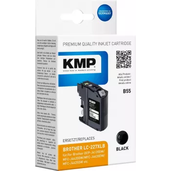 KMP B55 Čierna kompatibilná atramentová kazeta pre Brother DCP-J4120DW, MFC-J4420DW, MFC-J4620DW, MFC-J4625DW, MFC-J5720DW 1531.4001