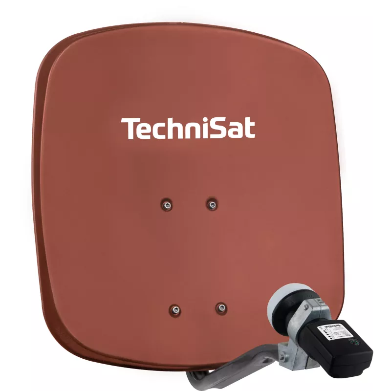 TechniSat 45 cm hliníková offsetová satelitná parabola so Single-LNB 1445/8195