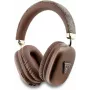 GUESS Bluetooth 5.3 Over-Ear slúchadlá s 4G Triangle logom, hnedé