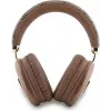 GUESS Bluetooth 5.3 Over-Ear slúchadlá s 4G Triangle logom, hnedé