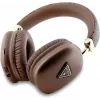 GUESS Bluetooth 5.3 Over-Ear slúchadlá s 4G Triangle logom, hnedé