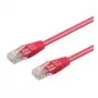 Wentronic 1m Cat6 RJ-45 sieťový patch kábel, pozlátený, purpurový 95261