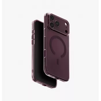 UNIQ Airsuit MagClick nabíjacie puzdro pre iPhone 18 Pro Max / 17 Pro Max – bordová