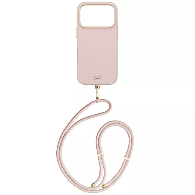 UNIQ Coehl Mirelle magnetické nabíjacie puzdro pre iPhone 17 Pro – ružová