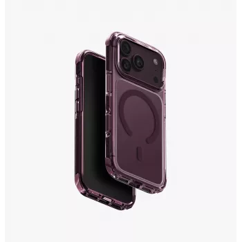 UNIQ Combat Magclick nabíjacie puzdro pre iPhone 18 Pro / 17 Pro – bordová