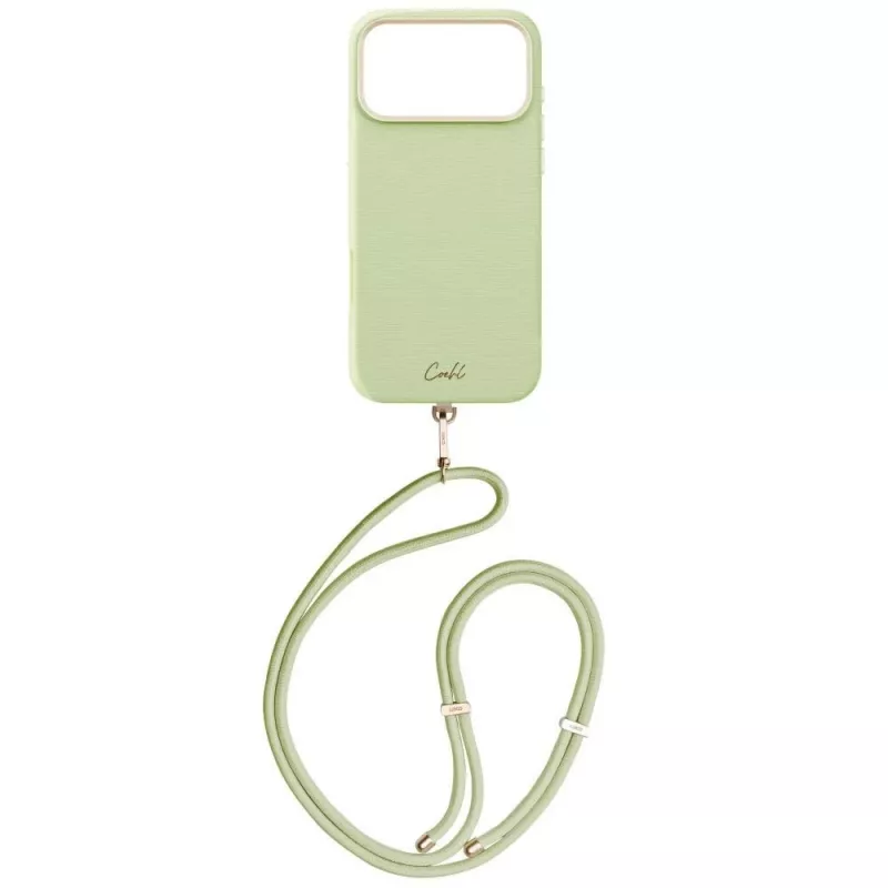 UNIQ Coehl Mirelle MagSafe puzdro pre iPhone 17 Pro Max – zelený kvetinový vzor