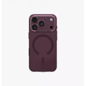 UNIQ Airsuit MagClick nabíjacie puzdro pre iPhone 18 Pro / 17 Pro – burgundská červená