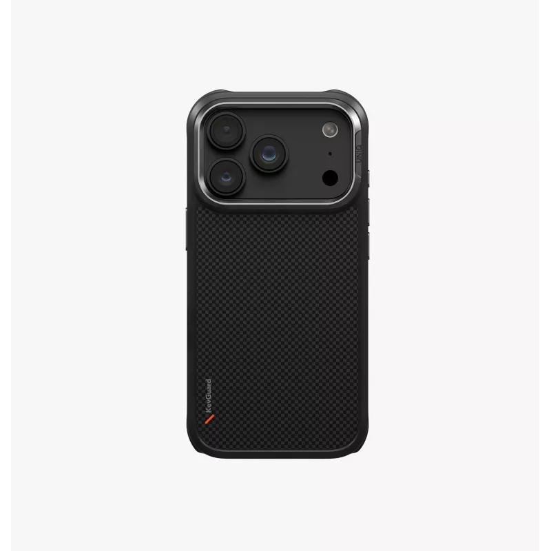 UNIQ Keva MagClick nabíjacie puzdro pre iPhone 18 Pro / 17 Pro, čierna