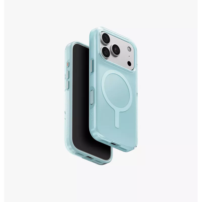 UNIQ Clario MagClick nabíjacie puzdro pre iPhone 18 Pro / 17 Pro, modrá