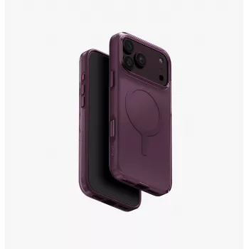 UNIQ Clario MagClick nabíjacie ekologické puzdro pre iPhone 18 Pro Max / 17 Pro Max – fialová
