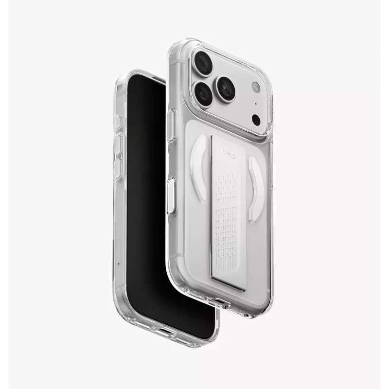 UNIQ Heldro Air puzdro pre iPhone 18 Pro / 17 Pro MagClick nabíjanie Tinted Smoke