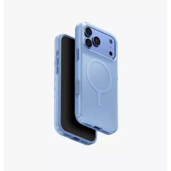 UNIQ Clario MagClick nabíjacie puzdro pre iPhone 18 Pro Max / 17 Pro Max – modrá