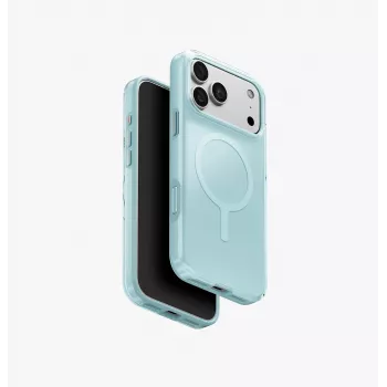 UNIQ Clario MagClick nabíjacie puzdro pre iPhone 18 Pro Max / 17 Pro Max – modrá