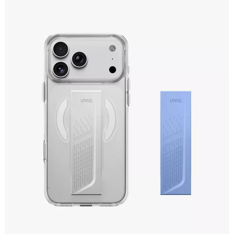 UNIQ Heldro Air iPhone 18 Pro Max / 17 Pro Max MagClick nabíjacie puzdro dymové sklo