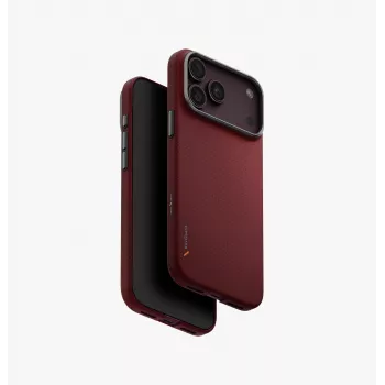 UNIQ Keva Edge MagClick nabíjacie puzdro pre iPhone 18 Pro Max / 17 Pro Max – červená