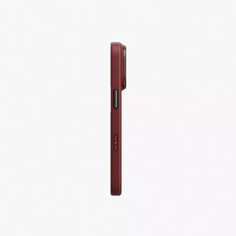 UNIQ Keva Edge MagClick nabíjacie puzdro pre iPhone 18 Pro Max / 17 Pro Max – červená