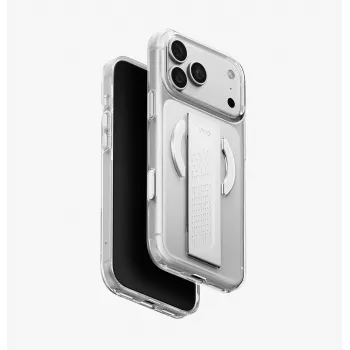 UNIQ Heldro Air MagClick nabíjacie puzdro pre iPhone 18 Pro Max / 17 Pro Max – transparentná