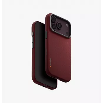 UNIQ Keva Edge MagClick nabíjacie puzdro pre iPhone 18 Pro / 17 Pro - červená