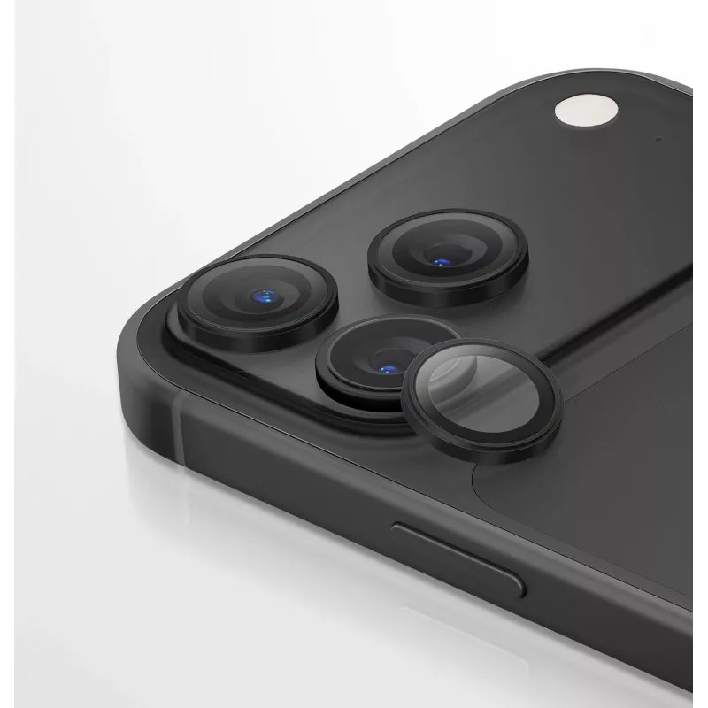 UNIQ Optix Aluguard (DX2) ochrana objektívu fotoaparátu pre iPhone 18 Pro / iPhone 18 Pro Max – modrá s aplikátorom