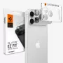 Spigen Optik Pro GLAS.tR EZ FIT ochrana kamery a objektívu pre iPhone 18 Pro Max – strieborná