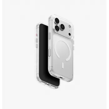 UNIQ Clario Magclick priehľadné nabíjacie puzdro pre iPhone 18 Pro / 17 Pro