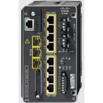 Cisco IE-3500-8P3S-E priemyselný switch, 8 Gigabit PoE+ a 3 SFP, Network Essentials