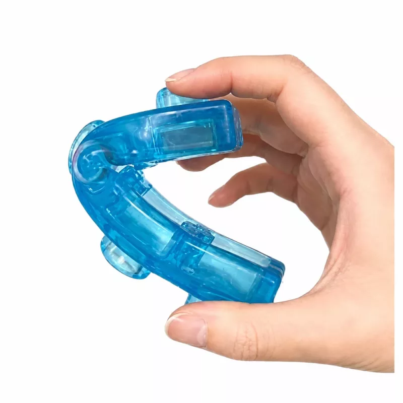 LEAN TOYS gumené kocky flexibilné skladanie transparentné pestré 20 ks
