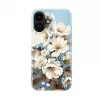 Evelatus Apple iPhone 16 Slim Shell s MagSafe – Custom Print Flower Blue