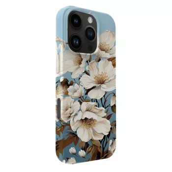Evelatus iPhone 16 Pro Max Slim Shell puzdro s MagSafe - Flower Blue