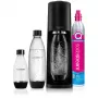 SodaStream Terra Megapack čierny sifón s 3 fľašami a Quick Connect CO2 bombičkou