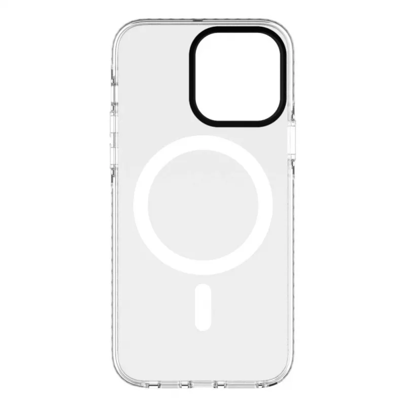 Evelatus Apple iPhone 15 Pro PC+TPU puzdro s MagSafe – mramor ružová