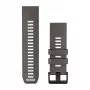 Garmin QuickFit 26 remienky na hodinky, Pebble Grey/Silver Grey silikón [010-14510-00]