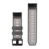 Garmin QuickFit 26 remienky na hodinky, Pebble Grey/Silver Grey silikón [010-14510-00]