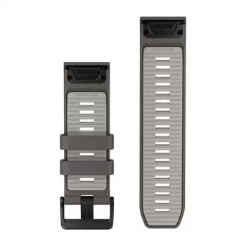Garmin QuickFit 26 remienky na hodinky, Pebble Grey/Silver Grey silikón [010-14510-00]
