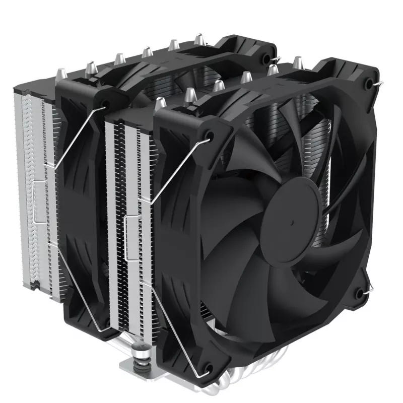 Zalman CNPS12X BP Chladič procesora, 120mm, čierny