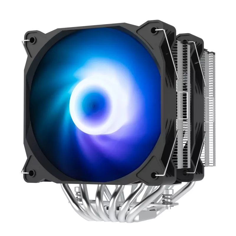 Zalman CNPS12X BP ARGB dvojvežový CPU chladič, 2x120mm PWM ventilátory, čierny