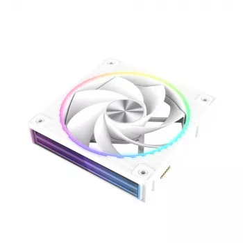 Zalman ZM-DF120R biely 120mm reverzný ARGB PWM ventilátor s reťazovým zapojením