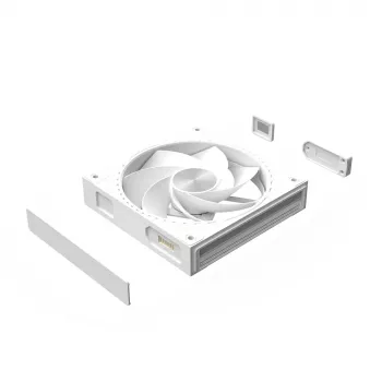 Zalman ZM-DF120R biely 120mm reverzný ARGB PWM ventilátor s reťazovým zapojením