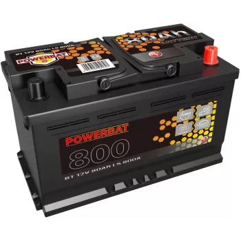 POWERBAT L4 12V 80Ah AGM batéria pre štart-stop